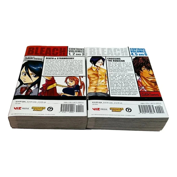 Bleach Tite Kubo Lot 2 Omnibus 1-3 and 4-6 Manga  English PB - Picture 2 of 10